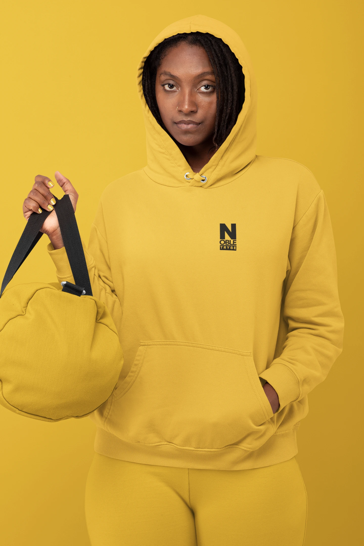 beautiful yellow hoodie